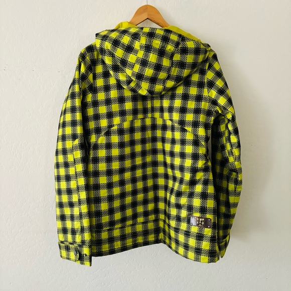 Burton Women’s Ski & Snowboard Vibrant Yellow Green Black Jacket Winter Coat M - Picture 6 of 8